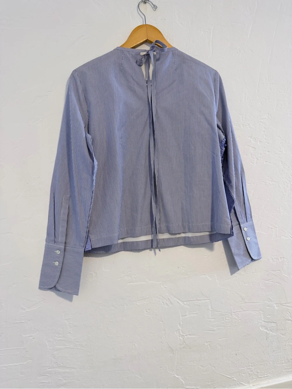 J. Crew Collection Periwinkle Sequin Striped Shirt